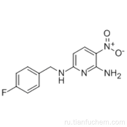 2,6-пиридиндиамин, N6 - [(4-фторфенил) метил] -3-нитро-CAS 33400-49-6